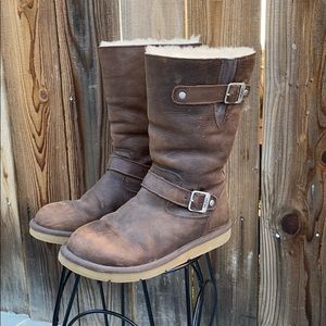 If leather boots size women’s 9